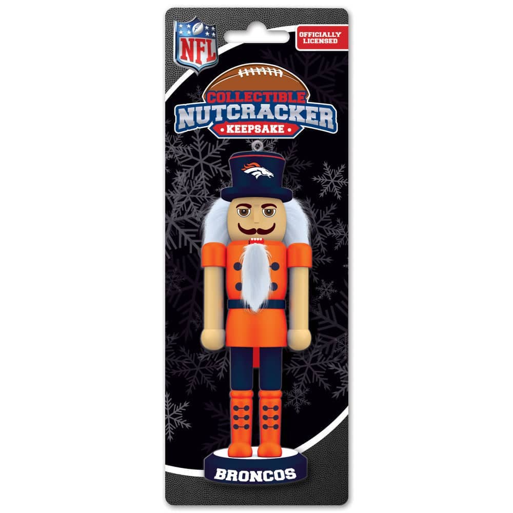 Masterpieces Puzzles - Wholesale Holiday Nutcracker - Denver Broncos - Keepsake Nutcracker1