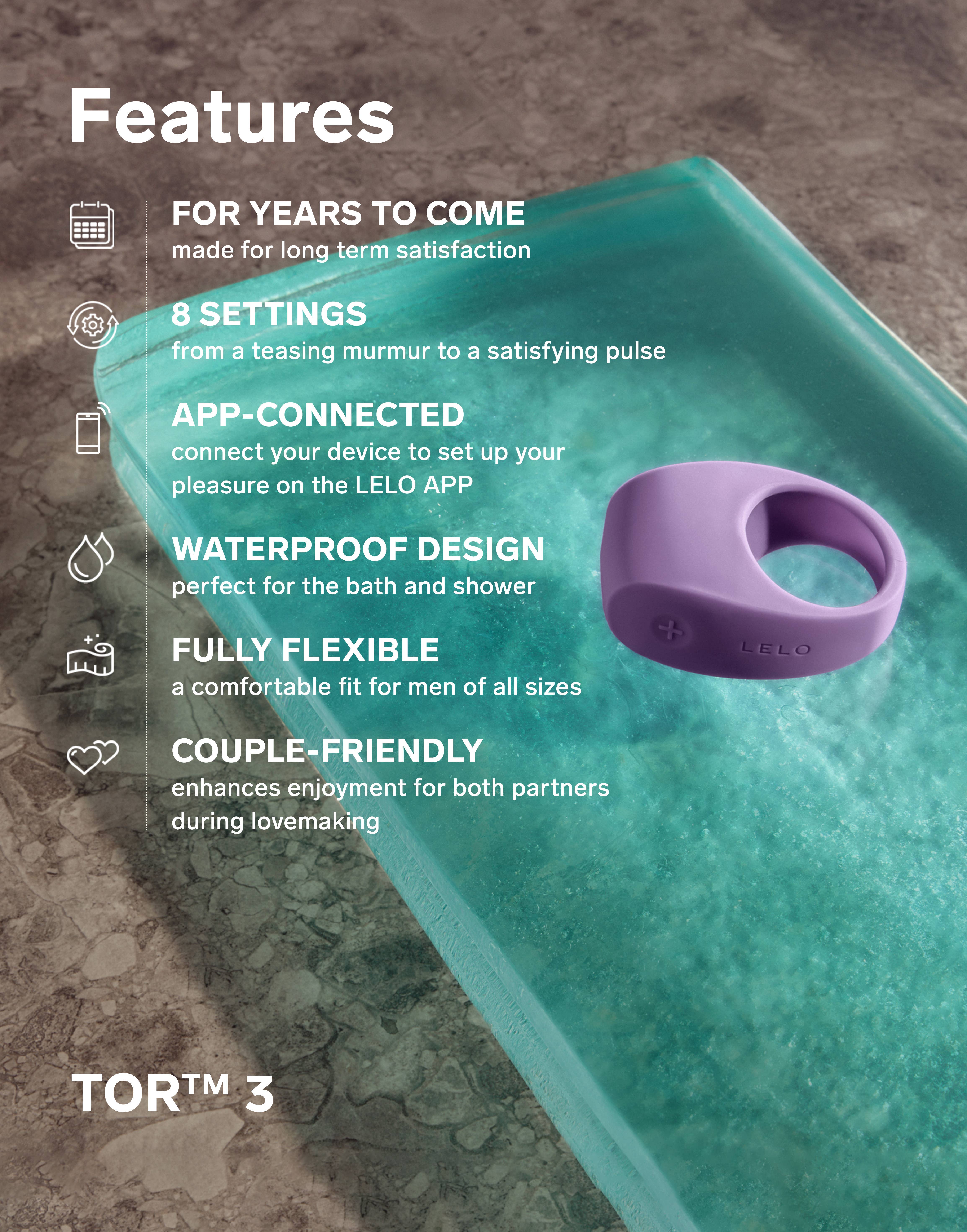 LELO - Vente Sex toys - Jouet sexuel contrôlé par application Bluetooth Tor 38