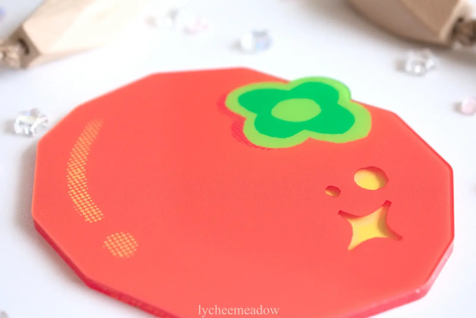 Lycheemeadow - Wholesale Coasters - Persimmon Double-sided Coaster5