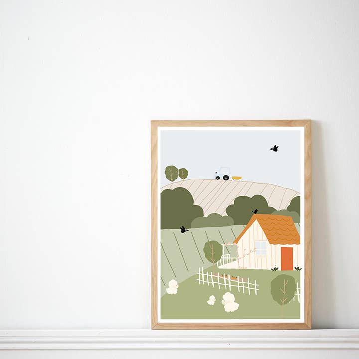 LE PAPIER GRAPHIQUE - Wholesale Everyday Greeting Card - The Campaign - Simple map 1