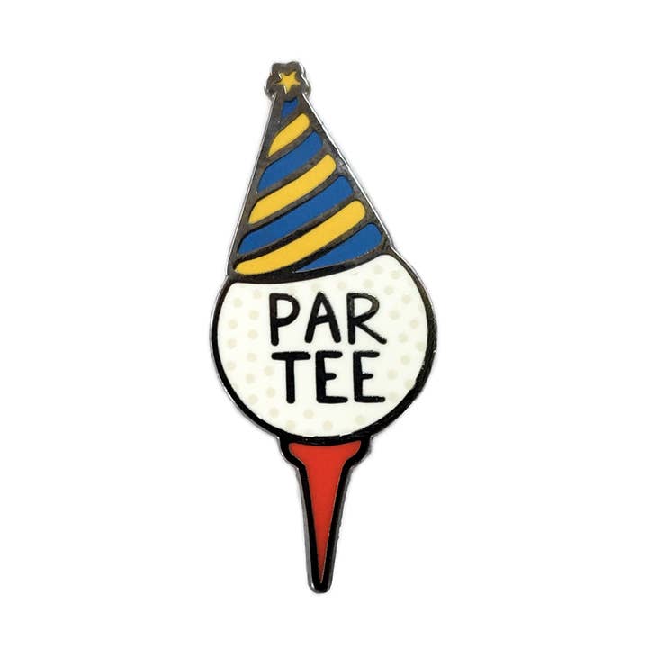 Par Tee Golf Enamel Pin for wholesale by Kolorspun Pins