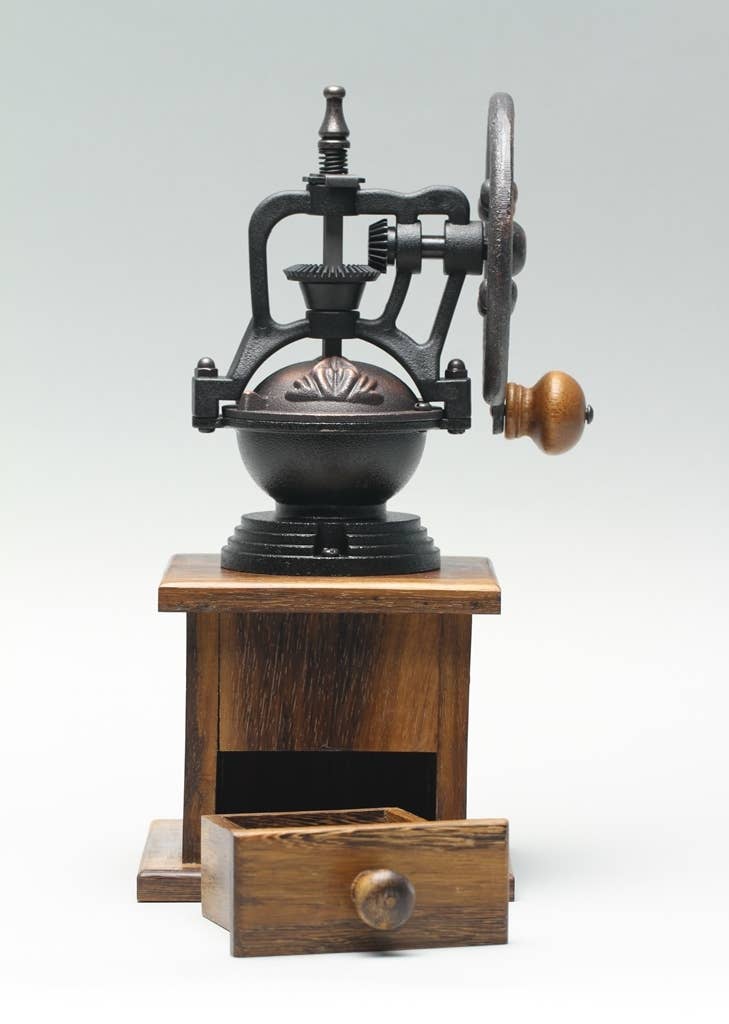 Baroy - Wholesale Coffee Grinder - Nonie Manual Coffee Grinder With Cast Iron Hand Side Crank 2