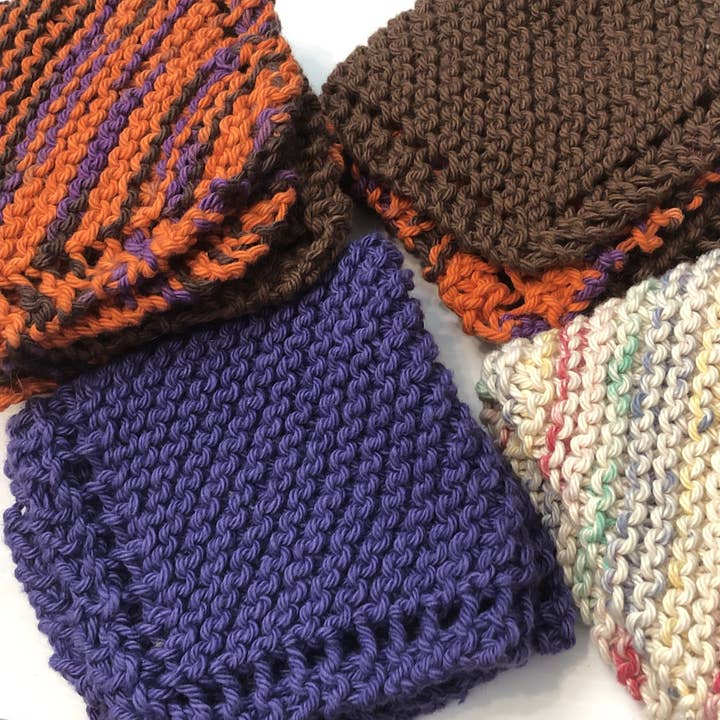 100% Cotton Dishcloth for wholesale by Kreative Knits by Liona Jollota