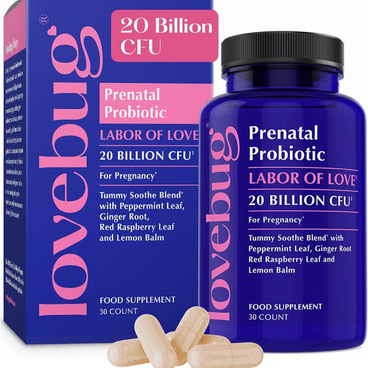 LoveBug Probiotics - Wholesale Pre-Natal Supplement - Maternity - Prenatal Probiotic - Tummy Sooth Formula