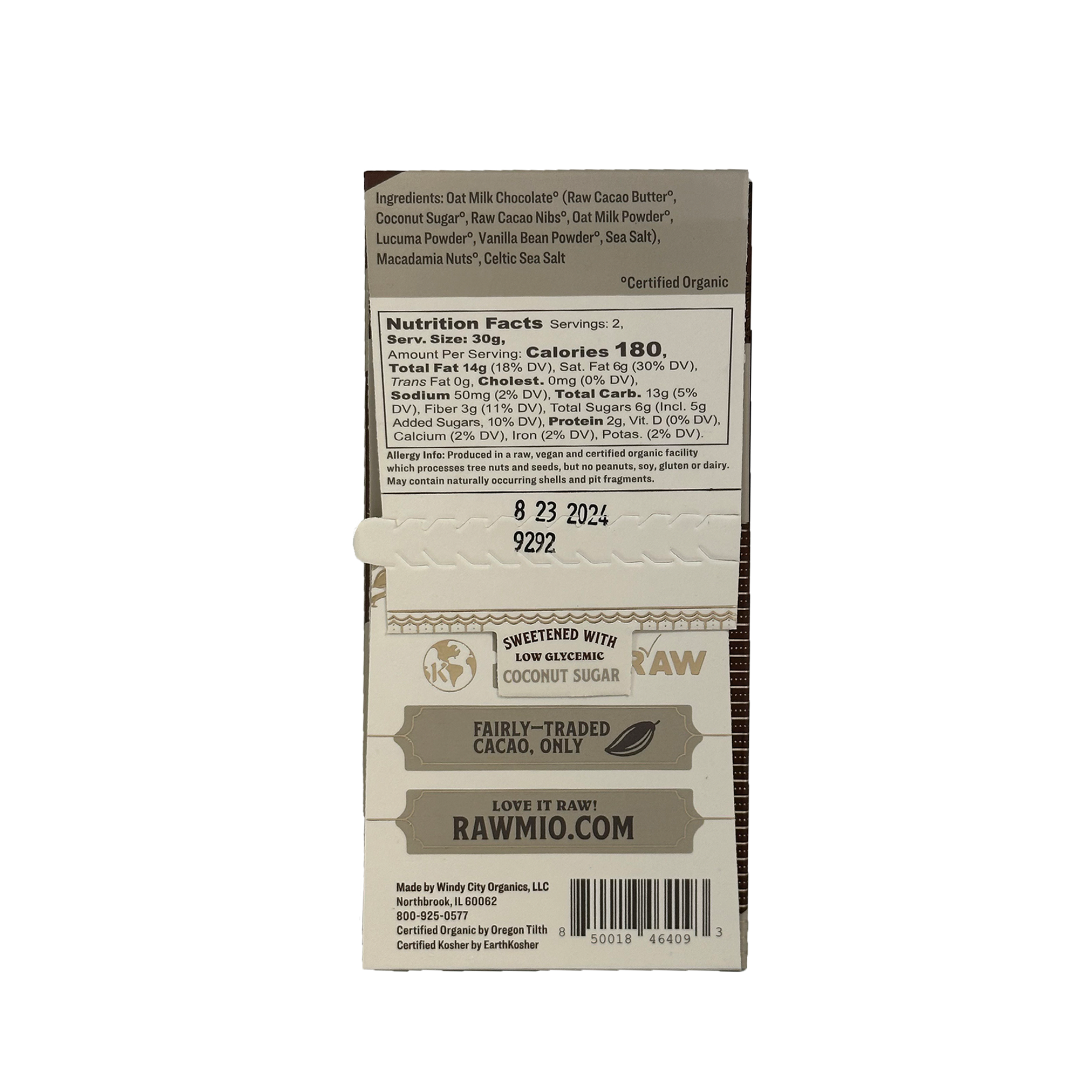 Windy City Organics - Wholesale Chocolate Bar - Macadamia Sea Salt Bark1