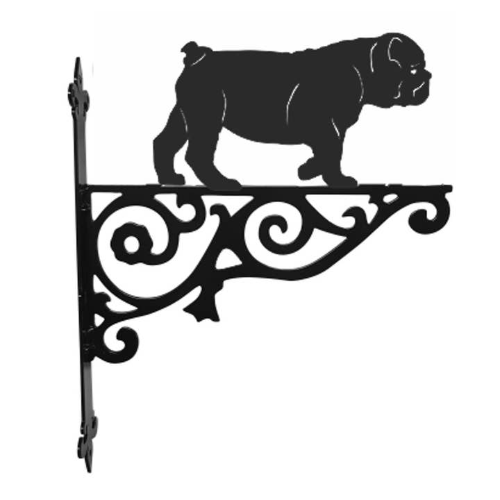 Britse Bulldog decoratieve hangende beugel voor wholesale door Steel Images