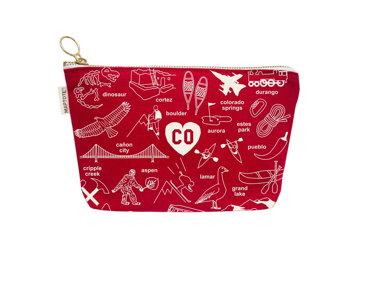 Maptote - Wholesale Pouch - Women's - Colorado Zipped Pouch5