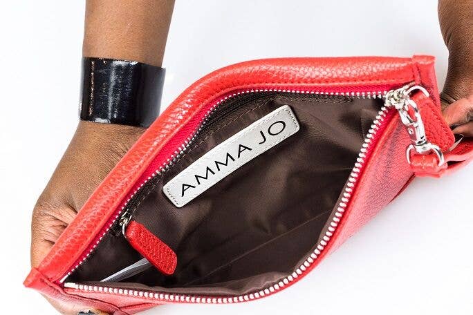 AMMA JO - Wholesale Clutch Bag - Women's - Signature Clutch Wallet (Red)2