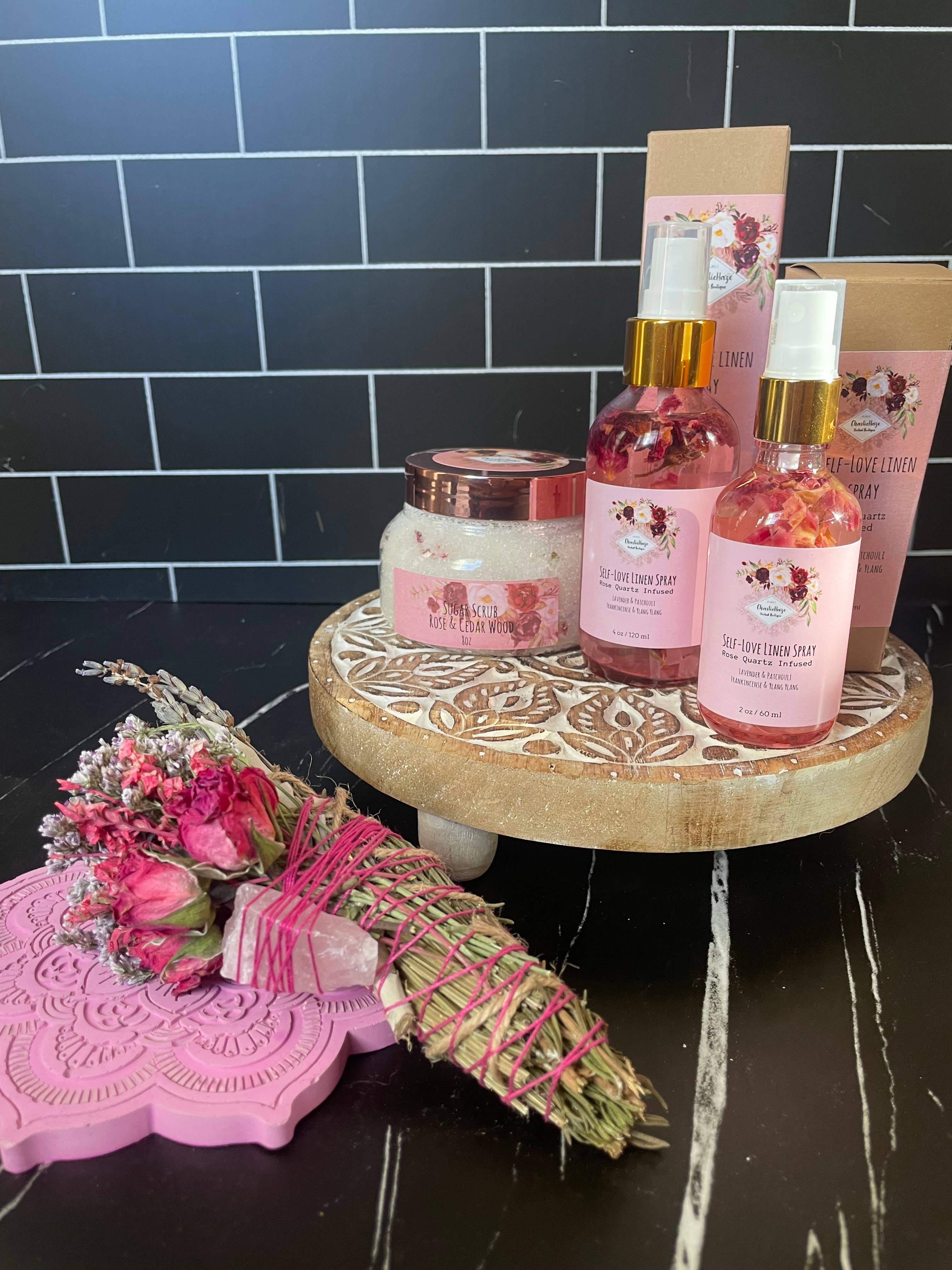 CharlieHaze - Wholesale Smudge Plate - Pink Cement Smudging Tray for your Altar Space9