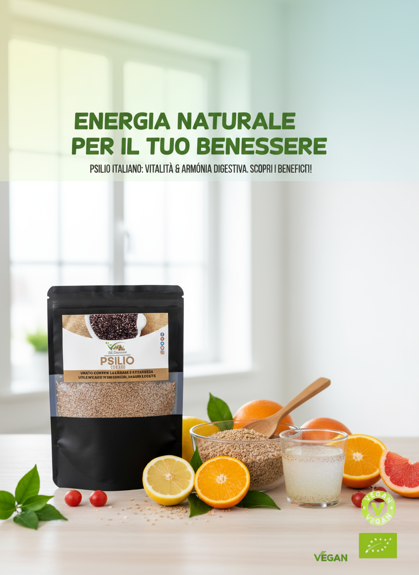 Cibobenessere - Vendita all'ingrosso Proteine/superfood in polvere - PSILIO2