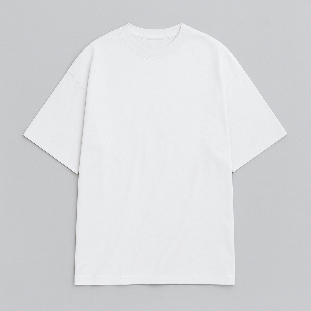 Factory Blanks - Venta al por mayor Camiseta - Unisex - Camiseta Cuadrada de Gran Tamaño Económica–Mezcla de Algodón-Poliéster de 220GSM1