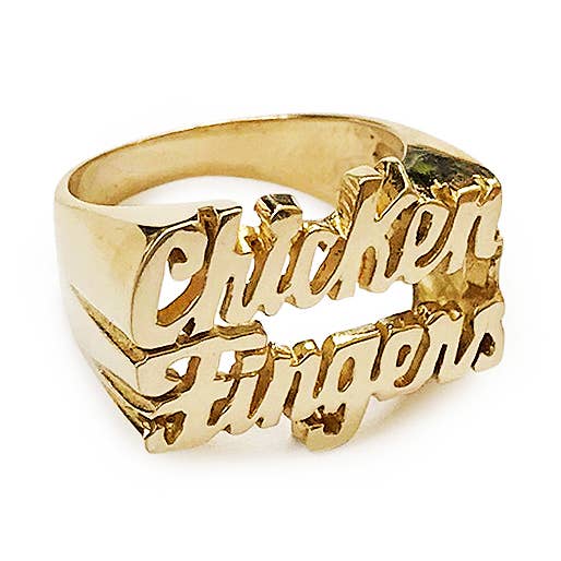 Chicken Fingers Ring for wholesale by SNASH JEWELRY