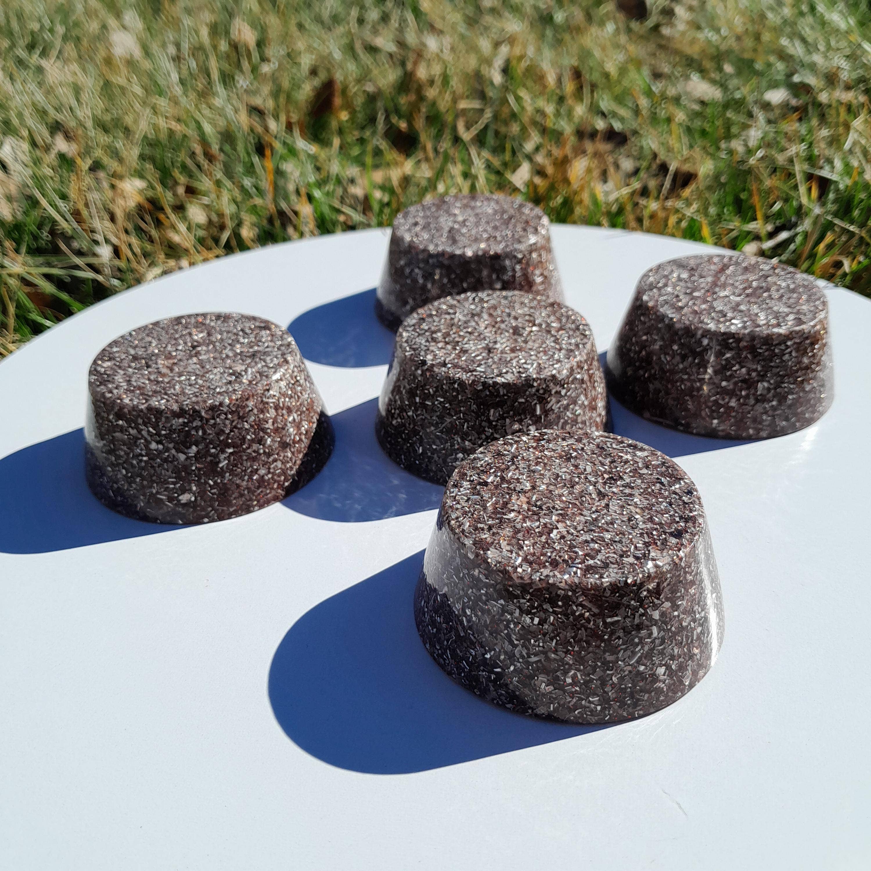 Mundo Orgon - Wholesale Spiritual Stone/Crystal - Orgonitas Tumbatorre Rojas- Savings Packs6