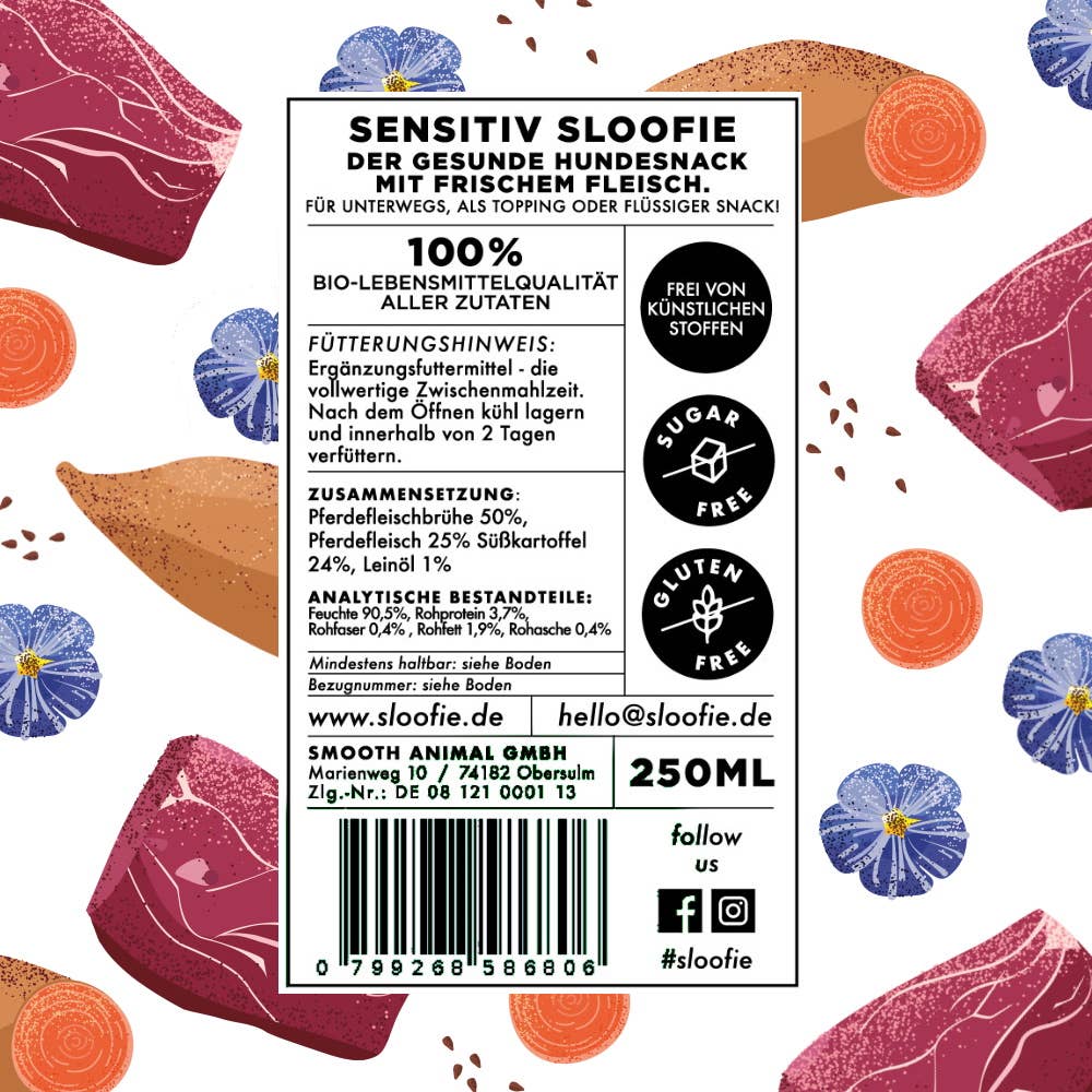 Sloofie-der Hundesmoothie - Venta al por mayor Comida - Perros - SLOOFIE - Suavemente hipoalergénico2