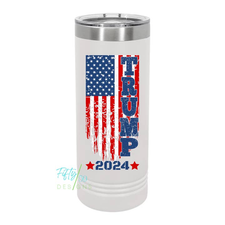 Gobelet Trump Flag rouge, blanc et bleu pour la vente par Fifty59 Designs