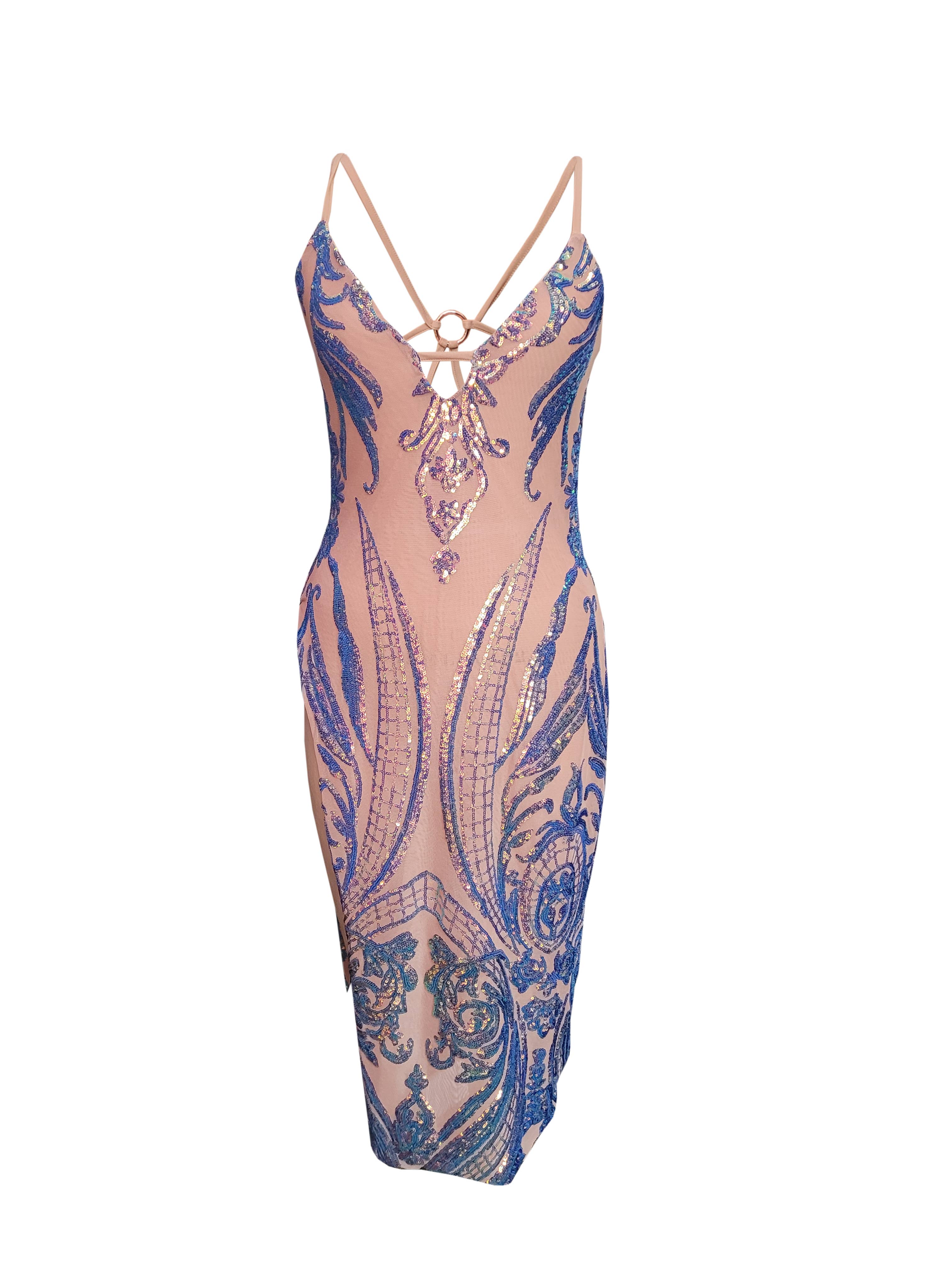 Gyv Me Body - Wholesale Dress - Women's - Empress Dress Nude Amethyst