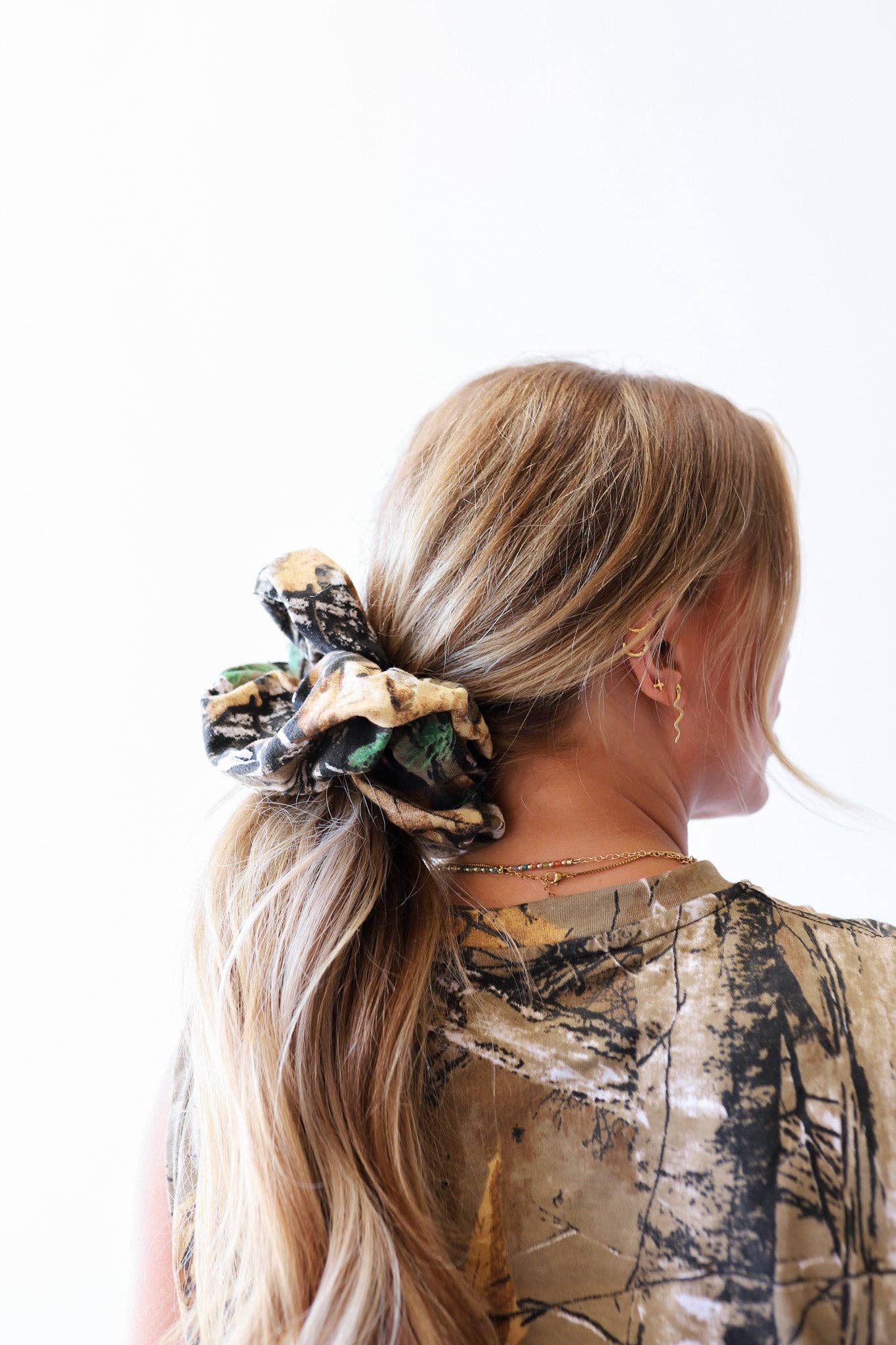 KAXI - Wholesale Scrunchie - Women's - CAMO JUMBO SCRUNCHIE3
