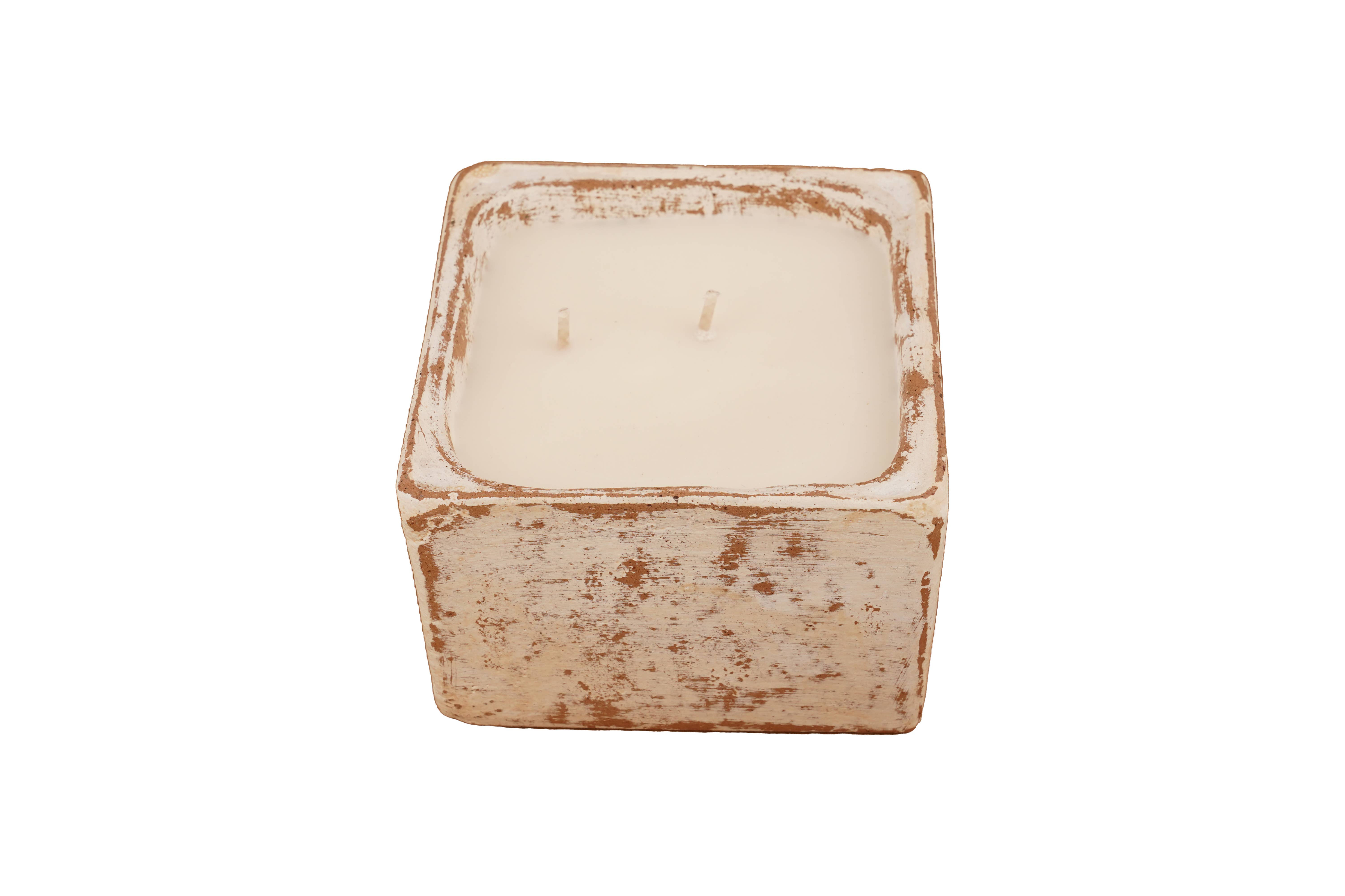 My Amigos Imports - Wholesale Candle Holder - Quadra™ Candle Ready Clay Vessel-Handmade-5 Color Choices8