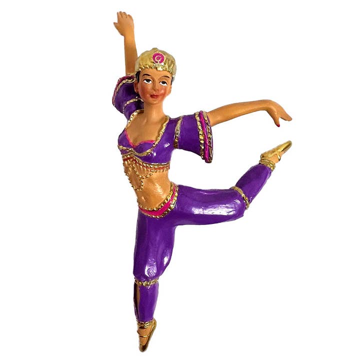Nutcracker Ballet Gifts - Venta al por mayor Adornos - Adorno de Árbol de Navidad Bailarina Árabe Femenina de 4 pulgadas