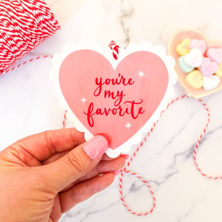 You're My Favorite Gift Tags (Set of 8) for wholesale by Julia Kestner Designs