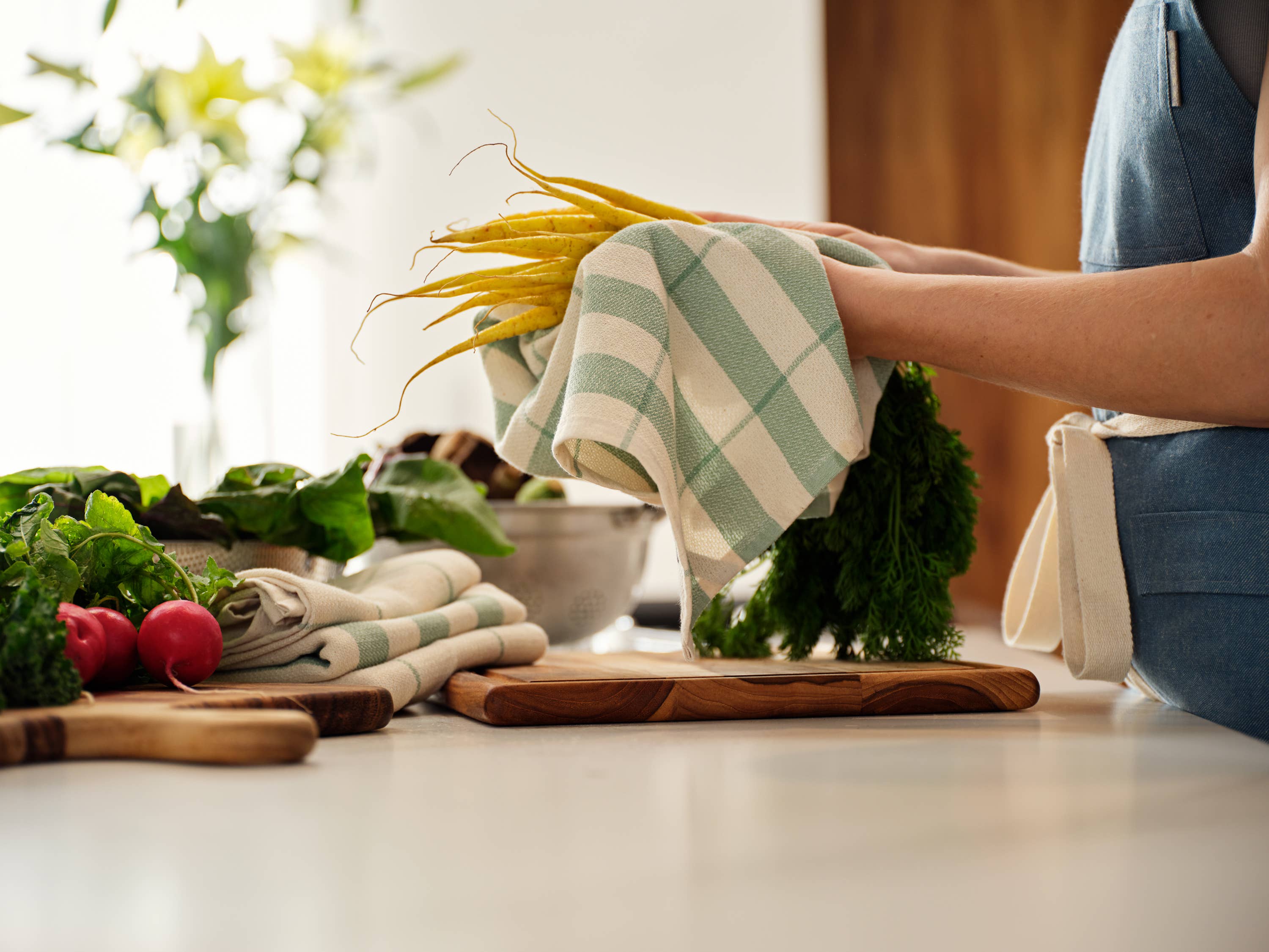 MEEMA – Engroshandel Viskestykke – Køkkenhåndklæder – Sæt med 4, Absorberende & Miljøvenlige23