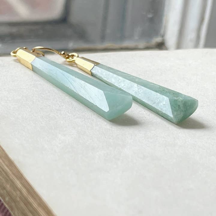 Rage Gems & Jewelry – wholesale Hängande örhängen – Amazonite Drop örhängen1