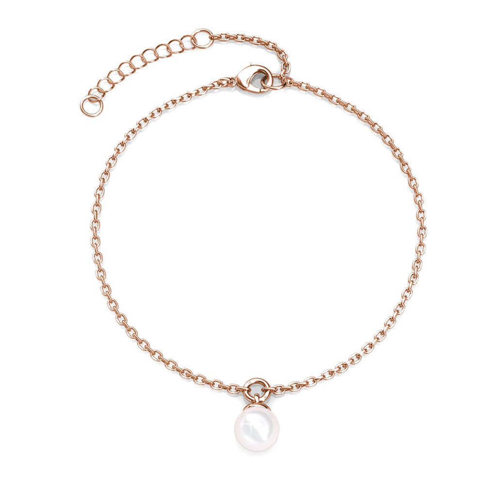 CARALI / MYC Paris - Wholesale Jewelry Set - Trio Mother Of Pearl Set - Rose Gold And Crystal4