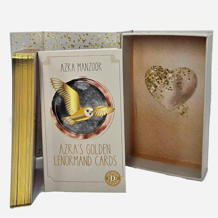 Cardshouse - Wholesale Tarot Cards - Azra’s Golden Lenormand Cards AGM2