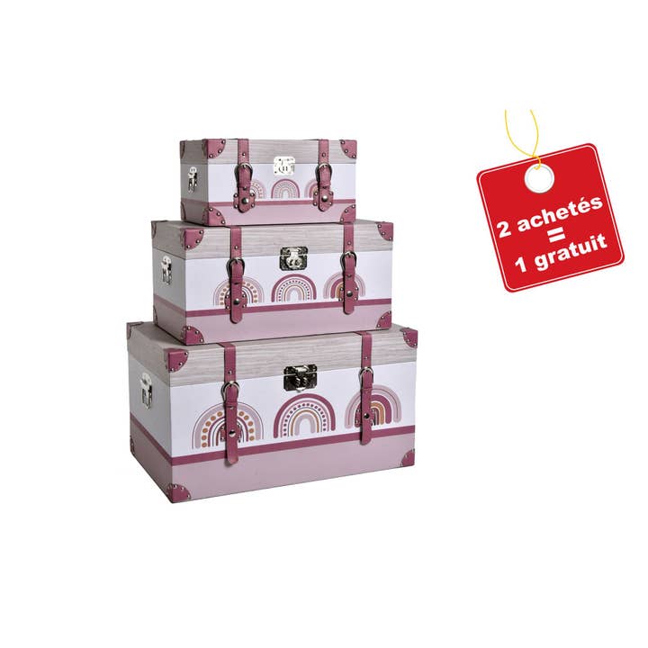 Set De 3 Coffres Boho Home pour la vente par CP INTERNATIONAL