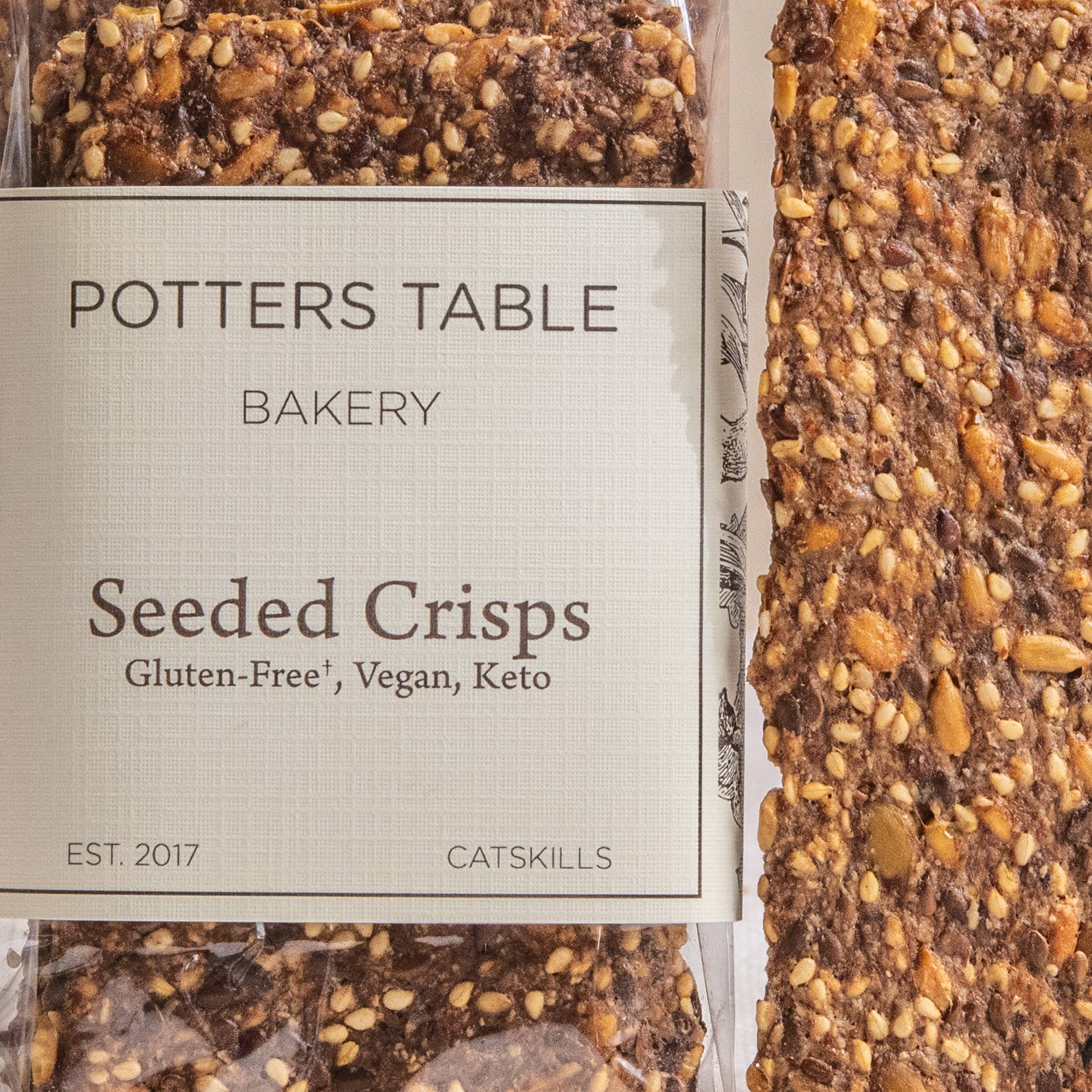 Potters Table - Wholesale Crackers - Gluten-Free Seeded Crisps2