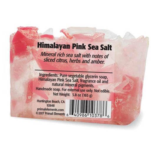 Primal Elements - Wholesale Bar Soap - Glycerin Soap | Loaf or Bar | Himalayan Pink Sea Salt1
