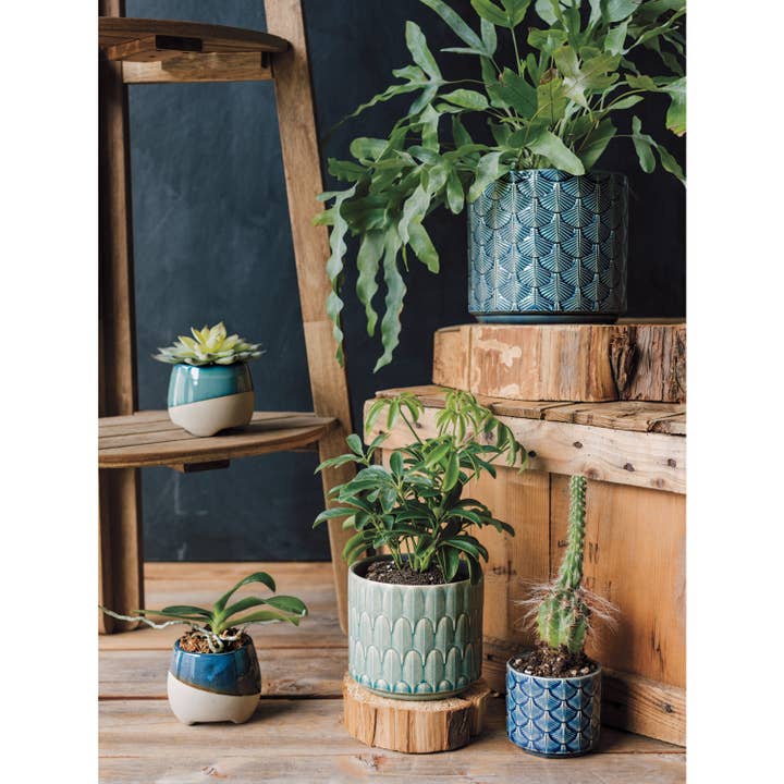 Danica Heirloom - Wholesale Plant Pot - Azure Jewel Plant Pot