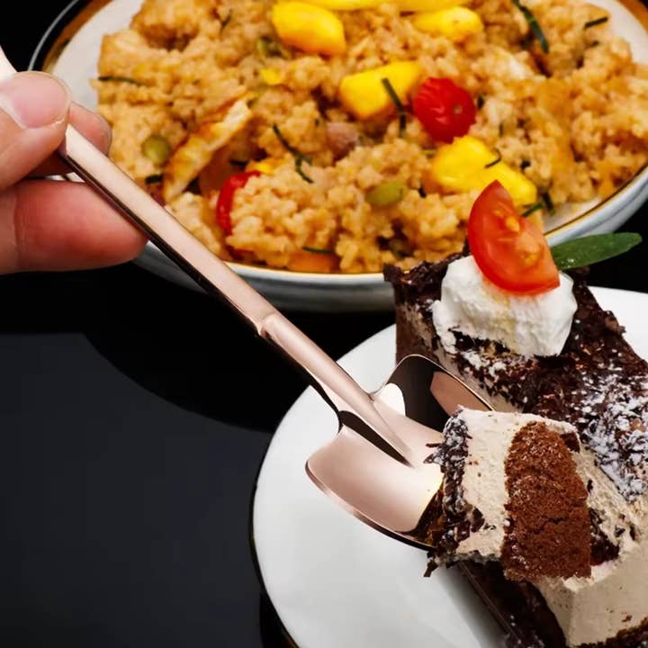 Sostraw & SmartThings - Wholesale Table Spoon (Cutlery) - Shovel Spoon - 2 shapes/4 colors - For Tea, Coffee, Dessert18