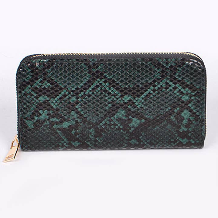3AM BY H&D ACCESSORIES - Wholesale Wallet - Women's - Faux Snake Skin Wallet1