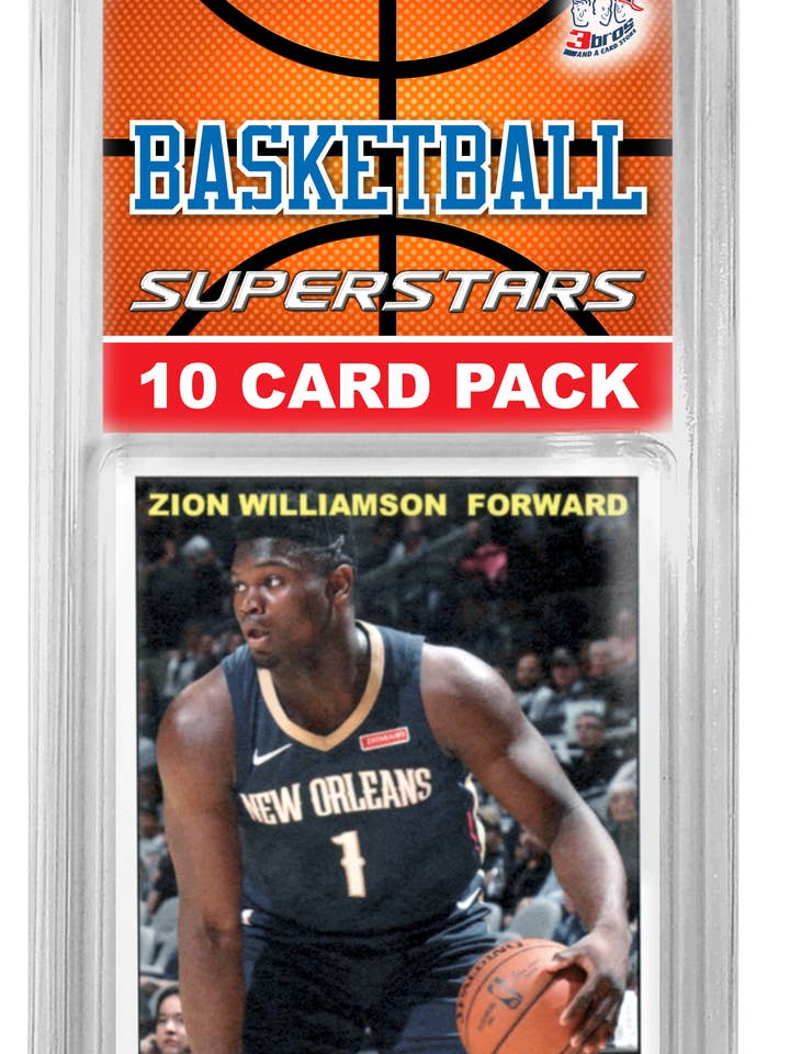 Kit de 10 cartes New Orleans Pelicans Superstars pour la vente par 3bros And A Card Store