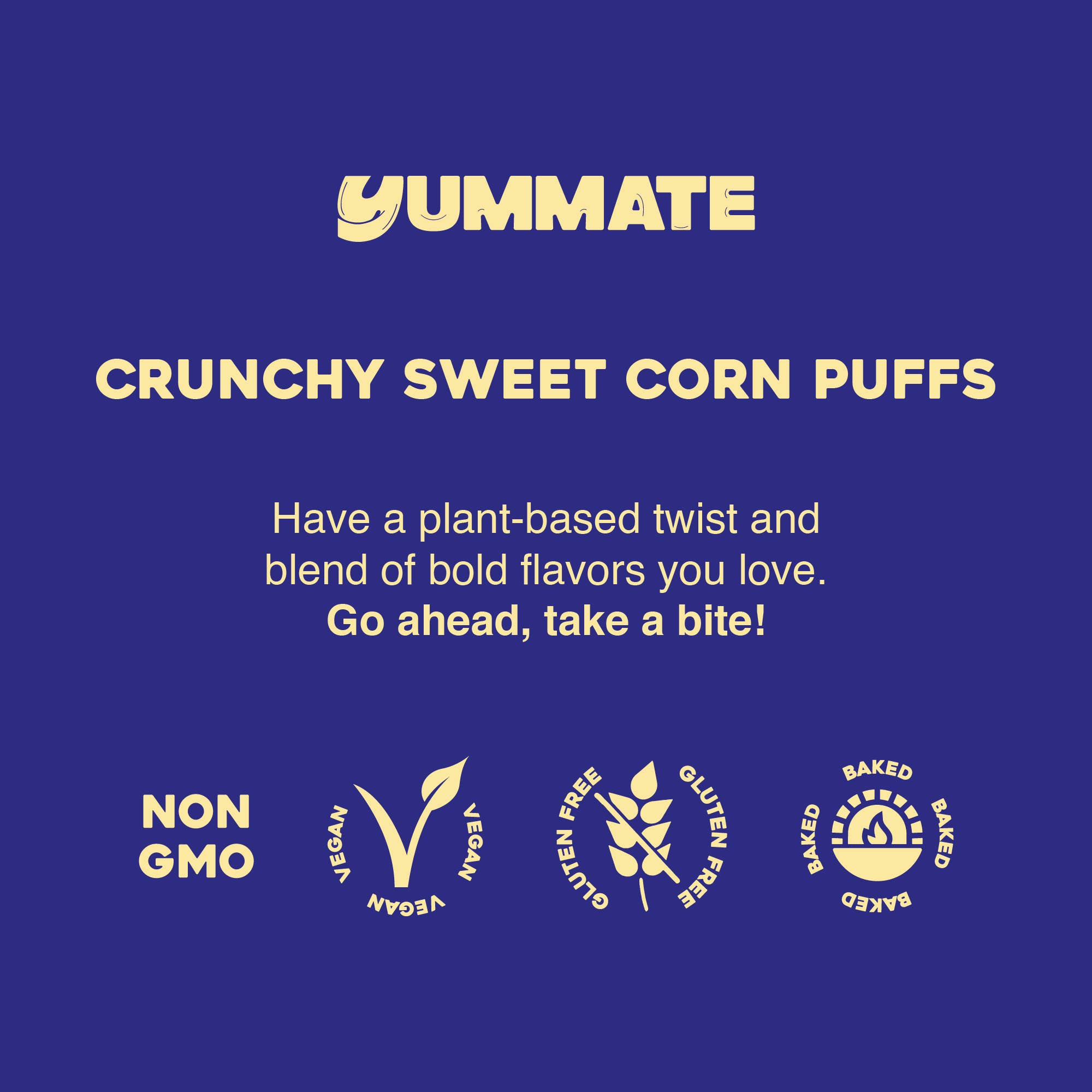 Yummate - Wholesale Chips - Vegan Sweet Corn Chickpea Puffs / Snacks / Chips3