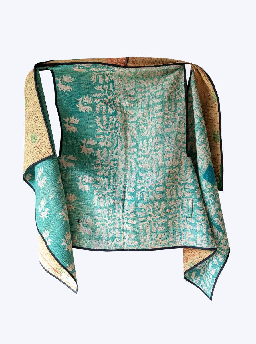 Fifth Origins – wholesale Cape - Dam – kantha vintage cape - morgon skönhet3