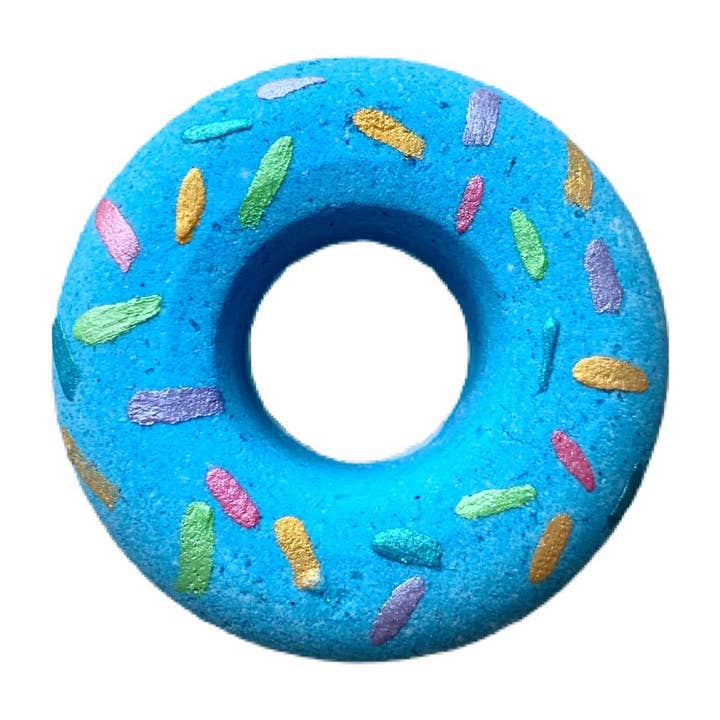 La Bomba - Wholesale Bruisbal/schuim - Donut Bath Bomb. Blauw, kauwgom
