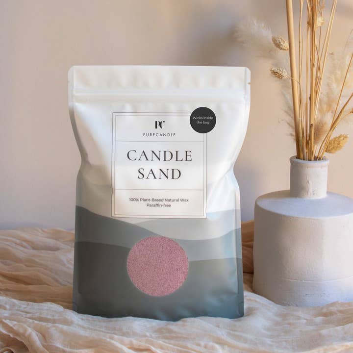 Kaarsenzand Geschenkset - Purple Rose für den Großhandel von PureWorld