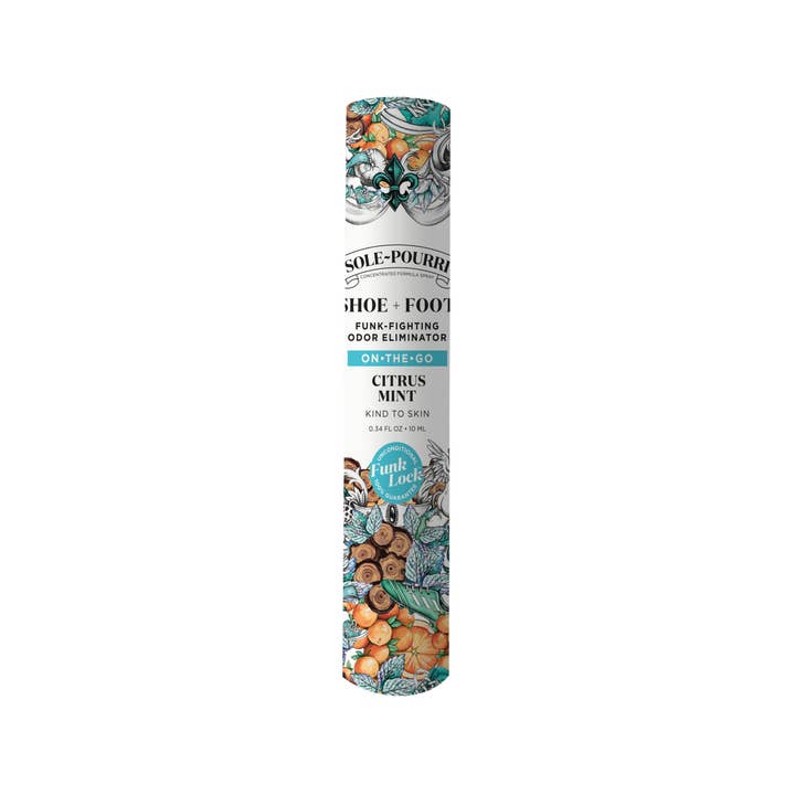 ~Pourri - Wholesale Shoe Deodorant / Spray - Sole~Pourri Shoe + Foot Odor Eliminator Citrus Mint 10mL