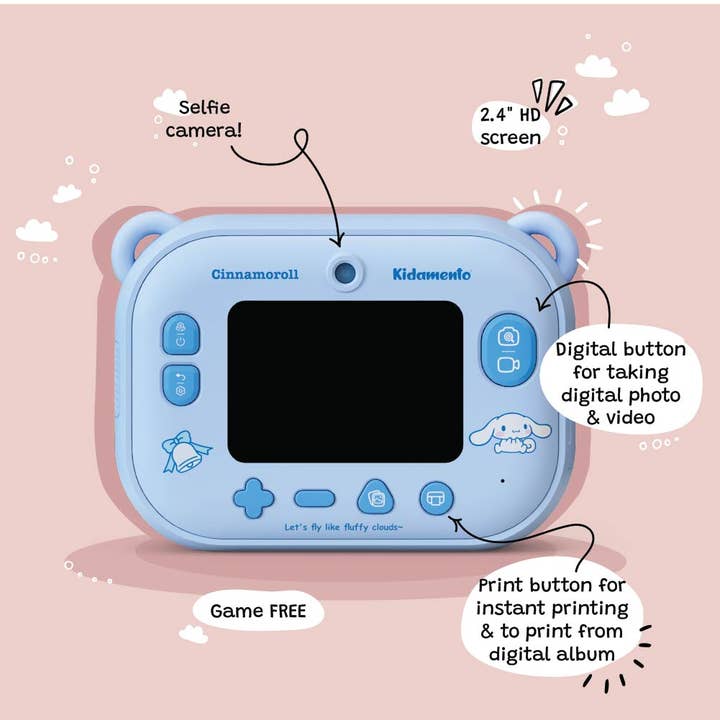 kiimento (formerly Kidamento) - Wholesale Electronic Toy - Kids & Baby - Cinnamoroll | Print Camera2