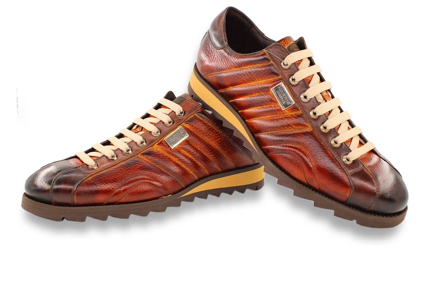 Harris Shoes 1913 - Wholesale Lifestyle Sneakers - Men's - Brown Leather Sneakers 762