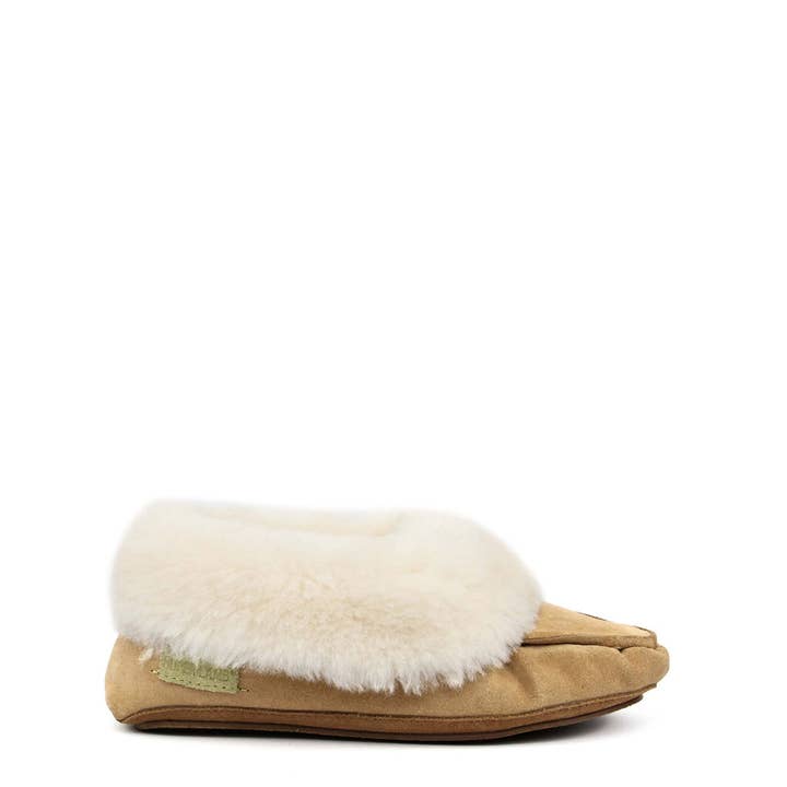 NAVAJO Moccasin - Tan for wholesale by SuperLamb Footwear