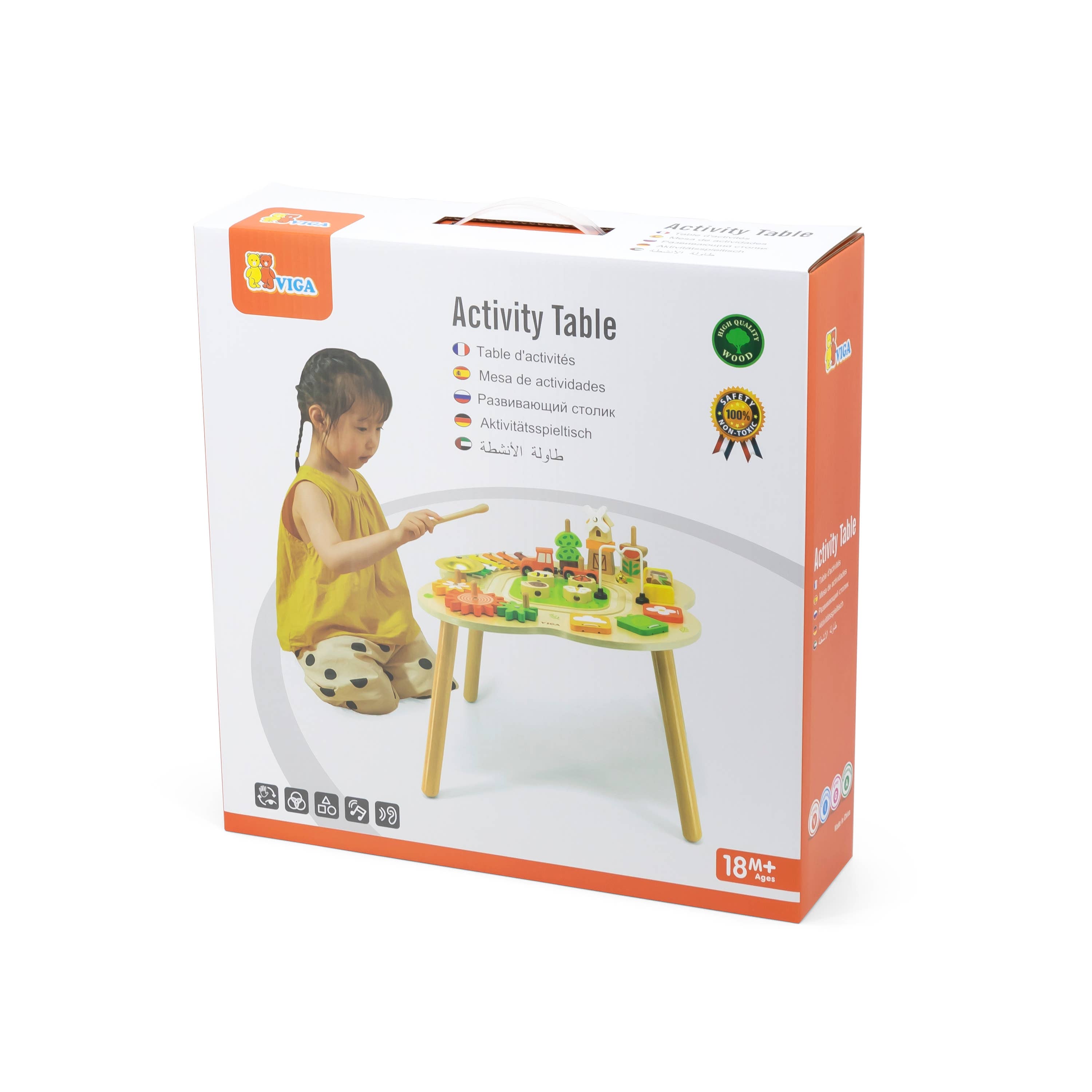Trade Toys Limited - Wholesale Wood Toy - Kids - Viga Activity Table7