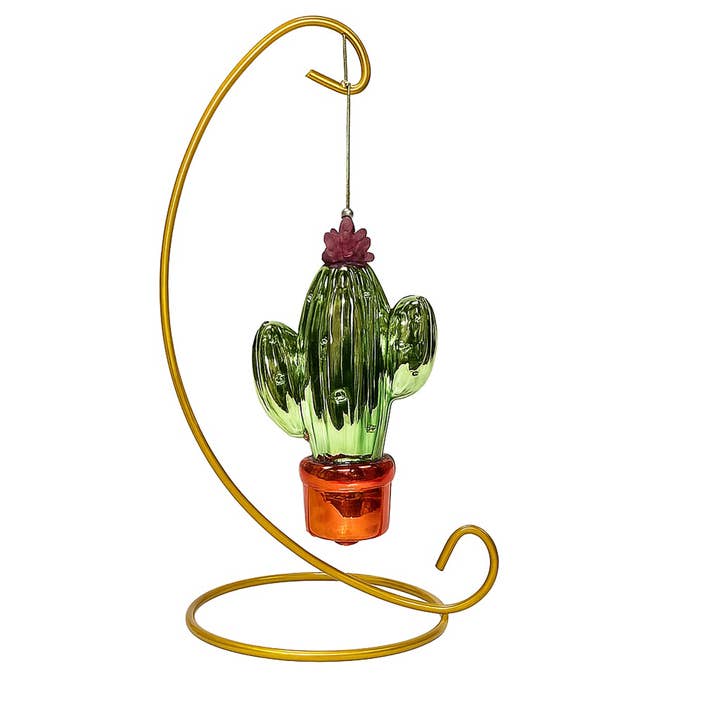 STP - Wholesale Ornament - Cactus Glass Christmas Tree Ornament3