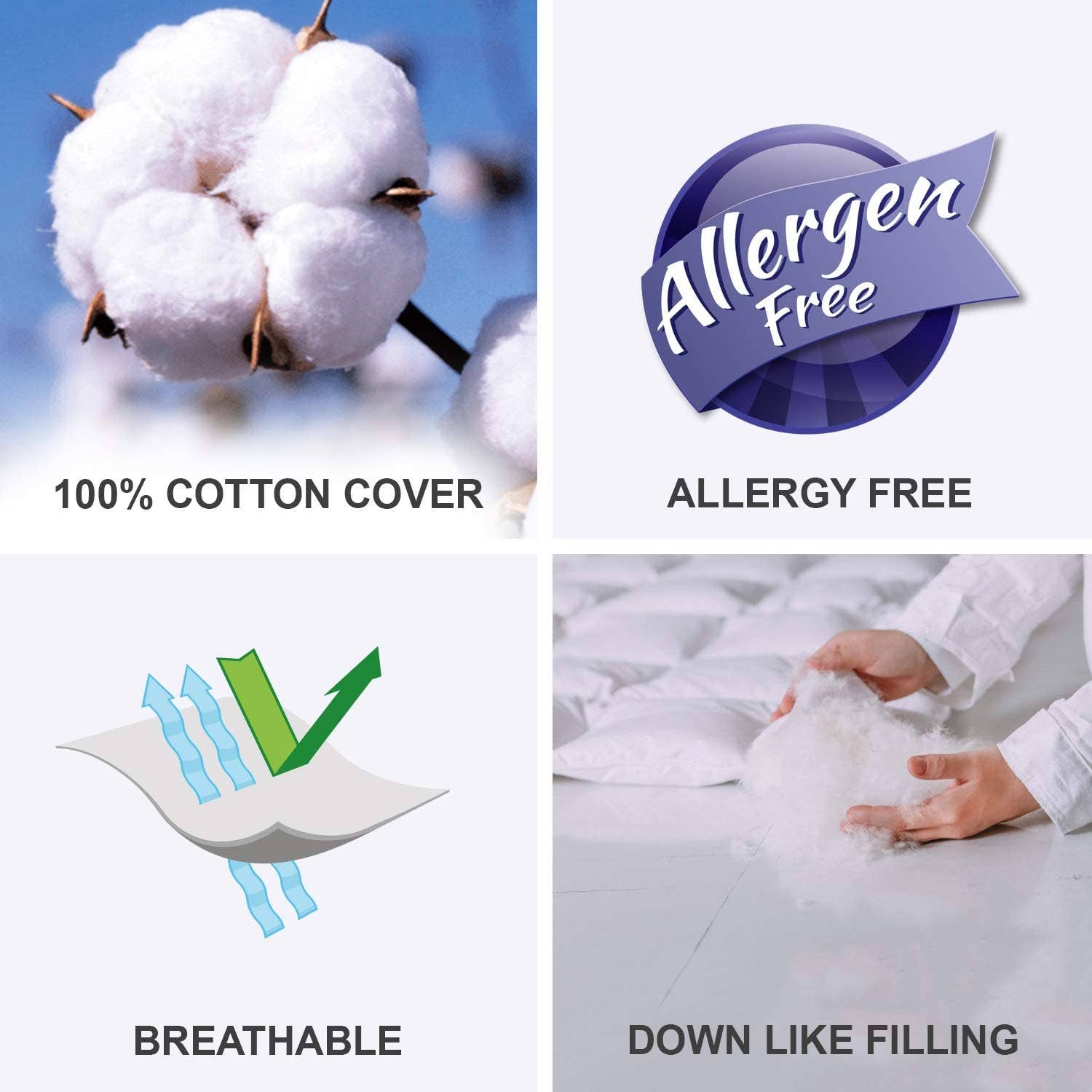 Mastertex - Wholesale Down Comforter - Maxi Down Alternative Cotton Blanket2