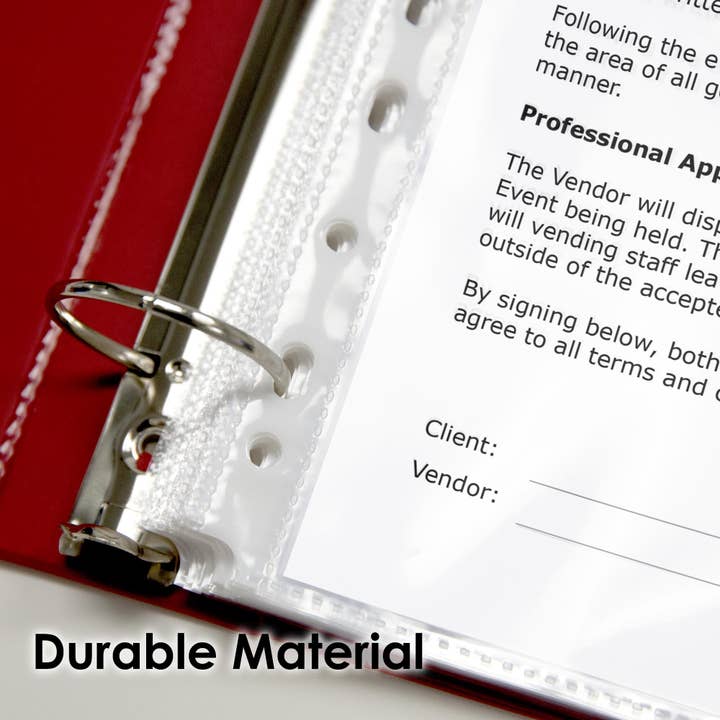 BAZIC Products - Wholesale Folders - Sheet Protectors Economy Weight Top Loading (100/Pack)