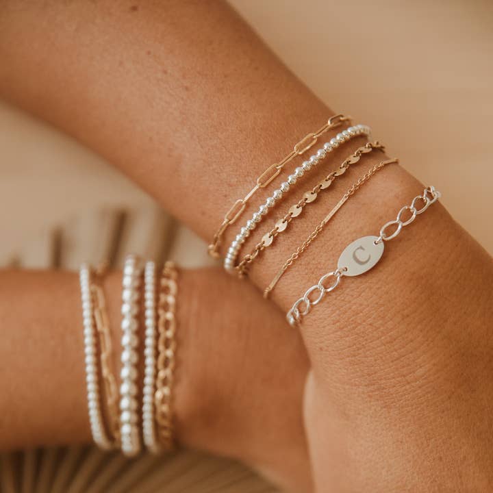 True by Kristy Jewelry - Wholesale Link & Chain Bracelet - Allie Paperclip Chain Gold Filled Bracelet3