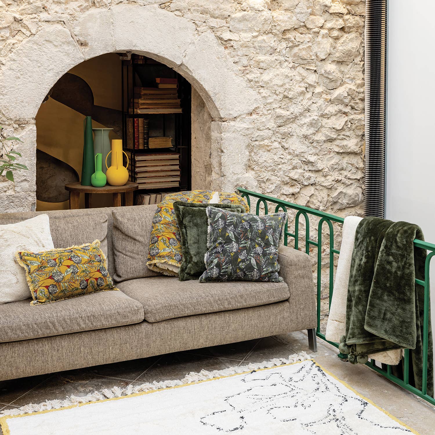 Maison Vivaraise & La Cerise sur le Gâteau – Großhandel Wärme-/Kältekompresse – Tender Fern Wärmflasche 23 x 33 cm1