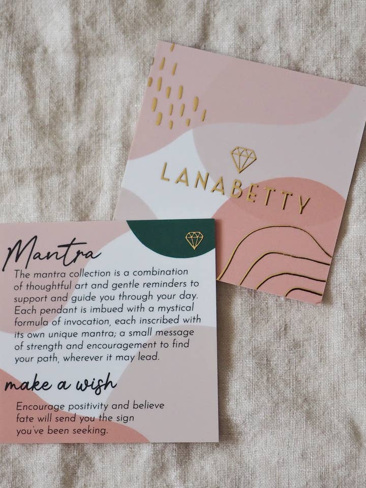 Mantra | Make a Wish Ketting - 20" voor wholesale door LanaBetty